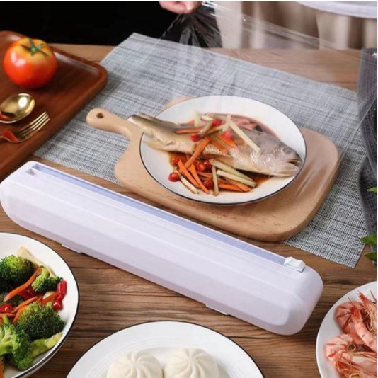 Cling Wrap Dispenser อาหารพลาสติกห่อพลาสติกเครื่องมือตัด