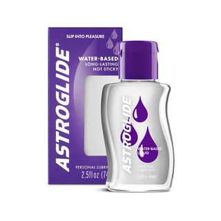 Astroglide Personal Lubricant Water-Based Long-Lasting Not Sticky 2.5 fl.oz. 74ml สารหล่อลื่น แอสโตไกลด์