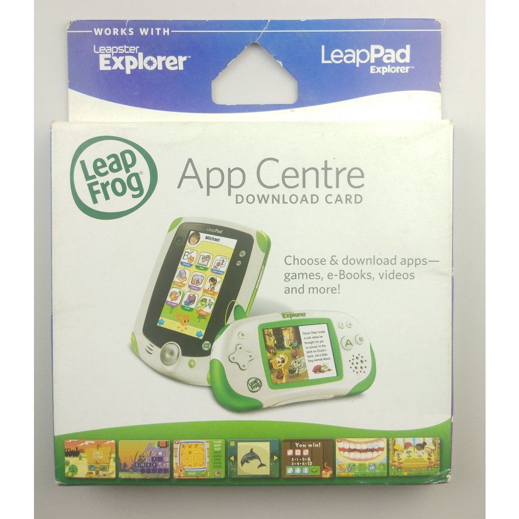 Leap Frog Games App Centre Download Card เกม สื่อ เพื่อ เรียนรู้ สำหรับ เด็ก for LeapPad Leapster Ex