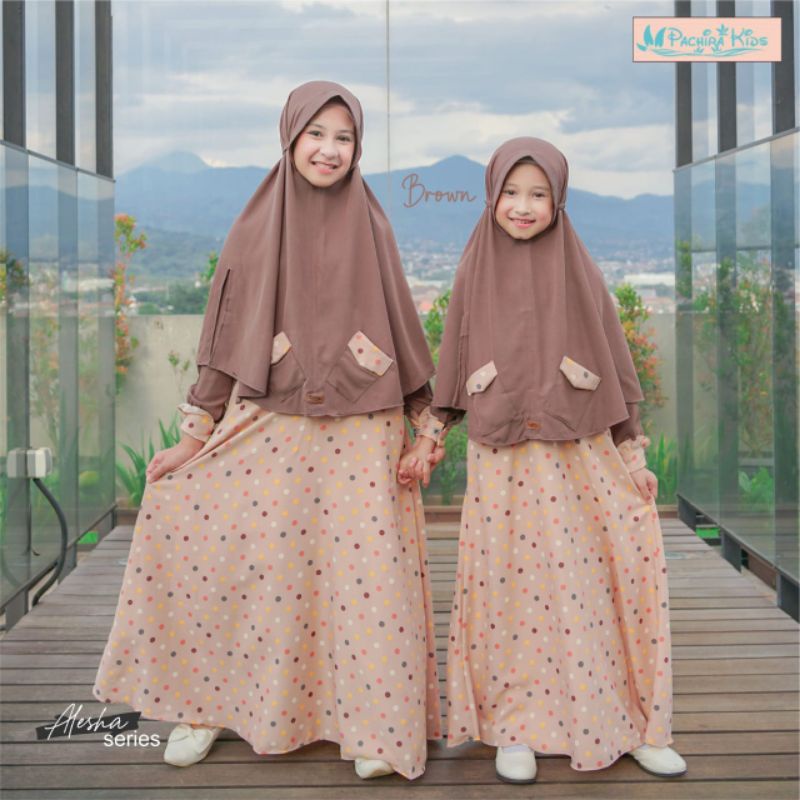 Alhesa Pachira Kids Girls& 39; Gamis