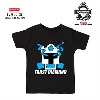 เสื้อยืดอินเทรนด์ผู้ชายอินเทรนด์ผู้หญิงFrost DIAMOND Youtuber Streamer Distro Gamer เสื้อยืด เสื้อเกมมิ่ง - KarimakeS-3X