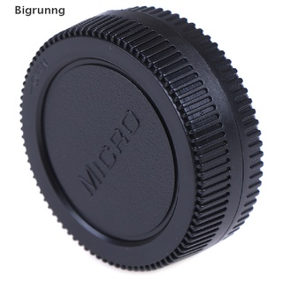 [Bigr] Body+Rear Lens Cap Cover Protective Case For Olympus M4/3 Camera Accessory Black TH580