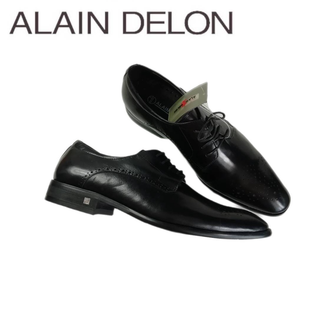 รองเท้าหนังALAIN DELON อเลน เดอลอง รองเท้าคัทชูหนังแท้ผู้ชาย รหัสสินค้าDA146