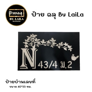 ป้ายเหล็กฉลุ ป้ายบ้านเลขที่ กดสั่งเเจ้งที่อยู่ที่ต้องการในช่องเเชท ความหนาเหล็ก 1.2 มิล พ่นสีดำ