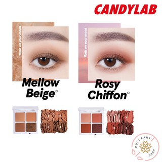 (แท้/พร้อมส่ง❗️อ่านรายละเอียดก่อนสั่ง)CANDYLAB MOOD WARMER EYE PALETTE อายพาเลตตา 4 ช่อง +สุ่มการ์ด HOLOGRAM NCT DREAM