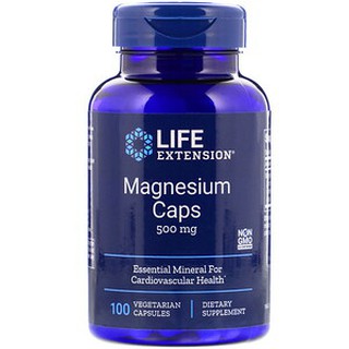 Life Extension, Magnesium Caps, 500 mg, 100 Vegetarian Capsules