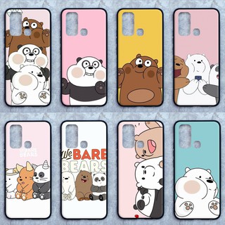 เคส Samsung A21s ลายกาาร์ตูนสามหมีจอมป่วน ขอบนิ่มหลังแข็ง เคสมือถือ เคส Caseเคส TPU ขอบนิ่มหลังแข็ง ไม่ขูดตัวเครื่อง ไม่