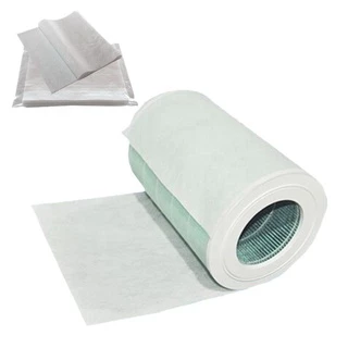 แผ่นกรองหยาบ Pre Filter พรีฟิลเตอร์ กรองฝุ่น PM2.5 ยืดอายุใช้งานไส้กรองหลัก 90แกรม 70×30cm แผ่นกรองอเนกประสงค์ DIY