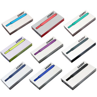 【ซื้อ5แถม1】Lamy cartridges T10 Ink （Black、Blue、Red） หมึกหลอดลามี่ กล่องละ 5 หลอด