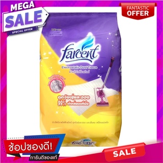 รีฟิลผ้าแห้งไฟฟ้าสถิต FARCENT W702 25 แผ่น สีเหลือง ไม้ม็อบและอุปกรณ์ REFILL ELECTROSTATIC DRY MOP FARCENT W702 25 SHEET