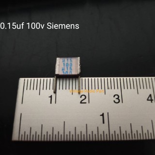 Siemens 0.15uf 100V  5% Metallized Polycarbonate Film Capacitors (ราคาต่อชิ้น)