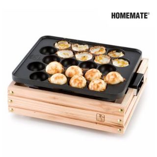 เครื่องทำขนมทาโกยากิ Takoyaki Maker เครื่องทำทาโกยากิ HOMEMATE เครื่องทำขนมครกไฟฟ้า HOM-DF652​ Kanom Krok