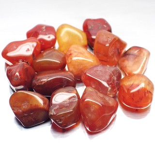 พลอย ก้อน คาร์เนเลี่ยน อาเกต แท้ ธรรมชาติ ( Natural Carnelian Agate ) หนักรวม 50 กะรัต