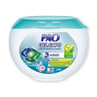 🔥แนะนำ!! เปา เจลแคป ผลิตภัณฑ์ซักผ้า 360 กรัม x 18 ชิ้น Pao Gel Caps Detergent 360 g x 18 pcs