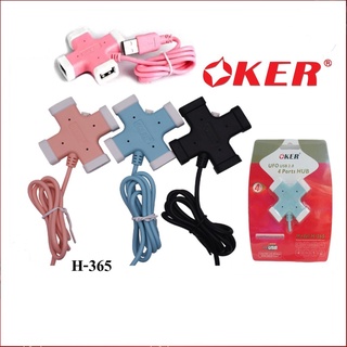 Oker Hub USB 2.0 รุ่น H-365 4 Port USB