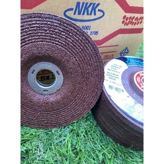 NKK ใบเจียรเหล็กหนา 4"*6mm. (25ใบ) สีแดง