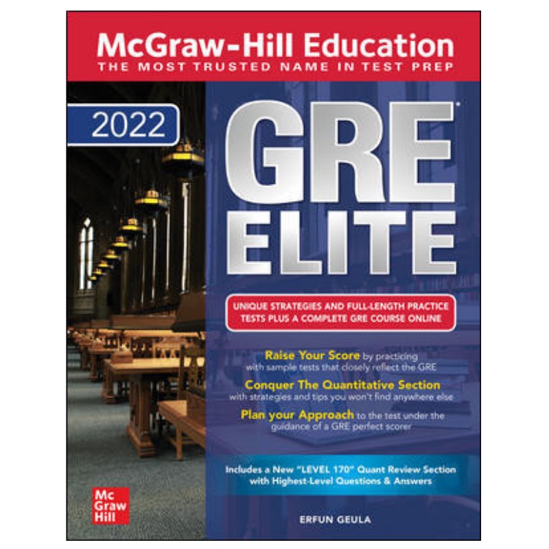 Mcgraw Hill|หนังสือ 9781264267156|MCGRAW-HILL EDUCATION GRE ELITE 2022
