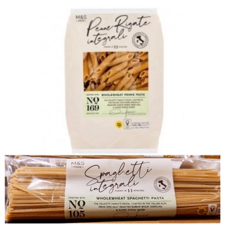 m&amp;s พาสต้า//สปาเก็ตตี้ โฮลวีท Wholewheat penne pasta//spaghetti 500g