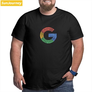 เสื้ Lyzh เสื้อยืดแขนสั้น ผ้าฝ้าย พิมพ์ลาย Google Sign G สําหรับผู้ชายS-5XL