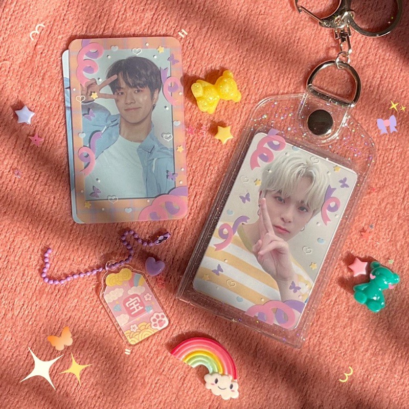 🧩❕สติกเกอร์ เฟรมการ์ด พวงกุญแจ น่ารักของTreasure