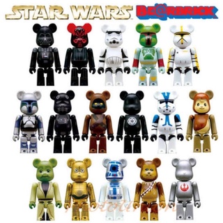 🌈พร้อมส่ง🌈พวงกุญแจ Bearbrick Starwars ขนาด 70% ของแท้ 💯 แบร์บริก สตาร์วอร์ be@rbrick | WB Toys