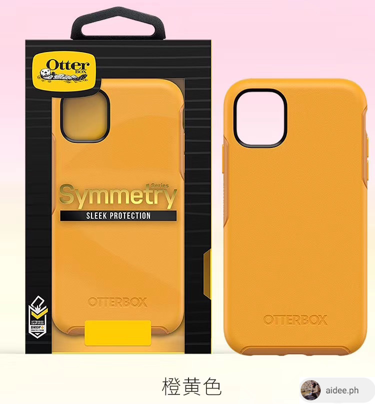 OTTERBOX YellowOtterกล่องSymmeeryสําหรับiPhone 13 11 12 Pro XS MAX XR X 6 6s 7 8 Plus 12MiniกันกระแทกDrop-proof case iphone case Otterboxกรณีฝาครอบปลอก