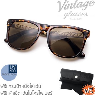 แว่นกันแดด WAYFARER TRUSS รุ่น 6648-น้ำตาลกระ