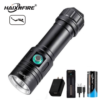 Haixnfire DV38 ไฟฉายดําน้ํา L2 LED IPX8 กันน้ํา 200 เมตร