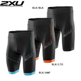 2XU กางเกงออกกำลังกายขาสั้น กางเกงรัดกล้ามเนื้อ สำหรับผู้ชาย 2XU Compression Cycle Short - MC2741b