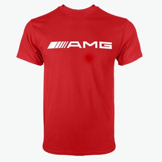 AMG Print LOGO Short Sleeve Casual Mens T-Shirt