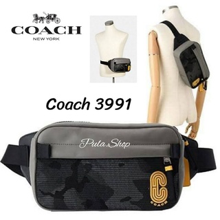 กระเป๋าคาดอก/คาดเอว Coach EDGE BELT BAG WITH CAMO PRINT (COACH 3991)