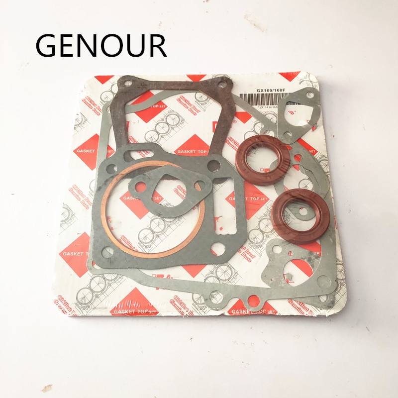 ชุดปะเก็นแบบเต็ม FITS EC2500 LT2500 2KW GX160 168F GERATOR GASKET ชุดรีเซ็ต