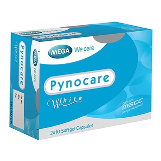 Mega We Care Pynocare White เมก้า วีแคร์ ไพโนแคร์ ลดฝ้า กระ จุดด่างดำ ผิวกระจ่างใส ขนาด 20 แคปซูล 11766