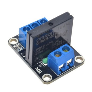 5V 1 ช่อง OMRON SSR โมดูลโซลิดสเตตรีเลย์ระดับต่ำ 250V 2A สำหรับ Arduino