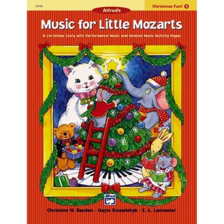 Music for Little Mozarts หนังสือเปียโนเพลงคริสมาส MLM Christmas fun book1