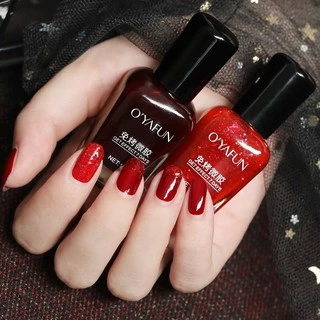 O'YAFUN สีทาเล็บ น้ำยาทาเล็บกึ่งเจล ไม่ต้องอบ สีสันสวยงาม แฟชั่น ขนาด 15 ml.