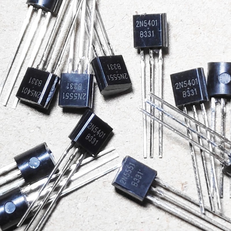 10 ชิ้น ทรานซิสเตอร์ 2N5551 2N5401 TR 2N5551 2N5401