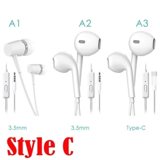 หูฟังอินเอียร์สเตอริโอ เบสหนัก 6D แบบมีสาย สําหรับ Samsung Xiaomi