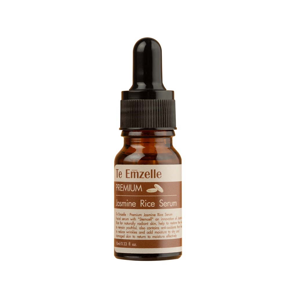 [ขนาดทดลอง] Te Emzelle Premium Jusmin rice serum เสตมเซล เนื้อเซรั่มเข้มข้น บางเบา ลดเลือนรอยสิวฝ้า กระ จุดด่างดำ 10 ml