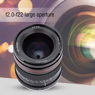 Focus Lens กรอบรูปเลนส์ 35มม. F2.0 สําหรับกล้อง Dslr