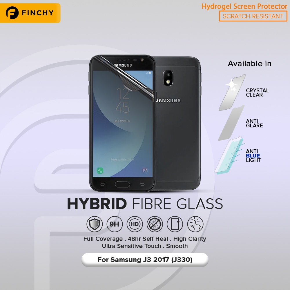FINCHY Samsung J3 2017 Hydrogel Premium Anti-Break Screen Protector - ด้านหน้า