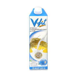 V-fit (วีฟิท) || น้ำนมข้าวกล้องงอก สูตรน้ำตาลน้อย 1,000 ml.