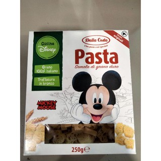 Dalla Costa Mickey Mouse Pasta Tricolor250g พาสต้ารูปมิกกี้เม้า