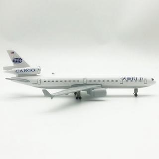 โมเดลเครื่องบิน *พร้อมส่งจากไทย* 20cm World cargo Airlines MD MD-11 Airways Diecast Airplane Model Alloy Metal Air Plane