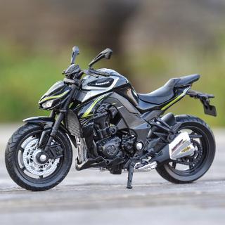 Welly 1:18 Kawasaki 2017 Z1000 R Edition รถหล่อแบบคงที่โมเดลรถจักรยานยนต์ของเล่นงานอดิเรกของสะสม