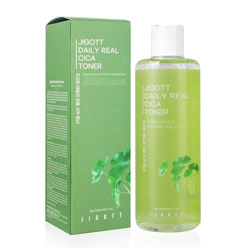 [พร้อมส่ง/แท้จากเกาหลี] JIGOTT DAILY REAL CICA TONER 300 ml โทนเนอร์ให้ความชุ่มชื่น สําหรับผิวเป็นสิ