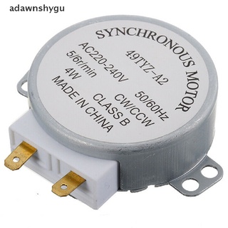 [adawnshygu] มอเตอร์ซิงโครนัสเตาอบไมโครเวฟ 49TYZ-A2 AC 220-240V CW/CCW 4W 5/6 RPM