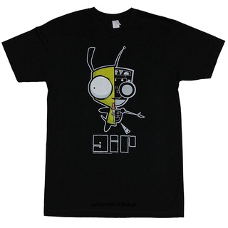 ใหม่ เสื้อยืดลําลอง แขนสั้น พิมพ์ลาย Invader Zim สไตล์ฮิปฮอป เหมาะกับฤดูร้อน สําหรับผู้ชาย ผู้หญิงสามารถปรับแต่งได้