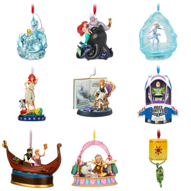 🇺🇸ลิขสิทธิ์​แท้​จาก​อเมริกา​🇺🇸 Disney​ Ornaments​ Sketchbook​ Year 2021 Disney Princess​ / Disney​ P