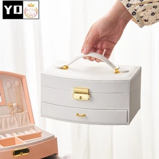 กล่องเครื่องประดับ อัญมณี 2ชั้น 0861